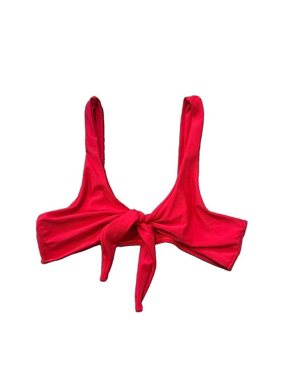 Bikini Top | Women’s | Zaful | Medium | Red | Tie Front